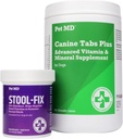 Pet MD Suņu cilnes Advanced Multivitamine & Stool Fix