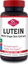 Olympian Labs Lutein 20 mg, 60 kapsulas Formulētas ar FloraGLO un vīnogu ādas ekstraktu, atbalstot veselīgu redzes un acu funkcijas