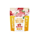 Par laiku Sūkalu Olbaltumvielas Izolāta pulveris 25g Zemeņu, Dabiskās sastāvdaļas, Non-GMO, bez lipekļa, bez laktozes, bez cukura, ar zemu ogļhidrātu, 32 Kalpo