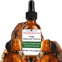 MagMushroom Chaga Sēņu ekstrakts Šķidrā Tincture, Daily Addition, Double Extracted for Maximum Potency, 2 Fl. oz., 60 Dienas devas