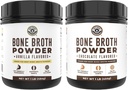 Kreisā krasta Veiktspēja Vanilla Kaulu Broth Protein Pulveris, 16oz + Šokolādes Kaulu Broth Protein Pulveris 16oz