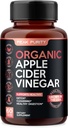 100% Organiskās Raw Ābolu sidra Etiķa kapsulas - Dabīgs Detox Gut Attīrīšana un Veselīgs Gremošana - Garšas un Viegli Norijiet - Papildus Stiprums ACV Tabletes - 1000 mg