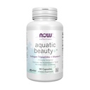 NOW Pārtikas risinājumi Ūdens skaistums+ Kapsulas - Marine Collagen un vitamīns C papildinājums jauneklīgai ādai*, ne-ĢMO, 60 kapsulas