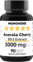 MONOHERB Acerola Cherry Extract 1000 mg - 90 kapsulas