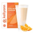 Dr. Kellyann Orange Cream Keto Shake Packets (7 Servējumi) – 15g proteīna, zāles lopbarības kolagēna, Keto & Paleo-Draudzīgi, 1 iepakojums