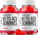 Ultra Bio Slim Keto Plus ACV Gummies Diētiskā Papildinājums - UltraBio Slim Keto Apple Cider Etiķis Etiķis Atsauksmes, Maksimālais Strength BioSlim Gummies Advanced svara vadības (2 Pack - 120 Gumies)
