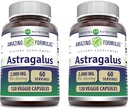 Amazing Formulas Astragalus 2000 mg Per Servējamās kapsulas Papildinājums 