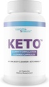 Keto Gummy Formulation Attīriet kapsulas - Palīgs tīrīšanai un detoksikācijai - Palīdzēt Piesārņot atkritumus un toksīnus - Dabas ķermeņa tīrītājs Atbalsts veselībai un labsajūtai - Advanced Keto Cleanse Detox ar probiotikām