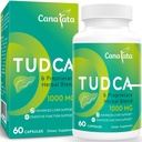 TUDCA aknu atbalsta papildinājumi 1000mg - 60 Vegan kapsulas,TUDCA žults sāļi ar pienu Šistils Herbal Blend Formula aknu tīrīt Detox & remonts
