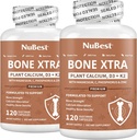 NuBest Kaulu Xtra Augu bāzes kaulu stipruma formula ar kalciju, magniju no Marine Algae, Fosfors, vitamīns C, K2, D3 - - Imunitāte un maksimālā kalcija uzsūkšanās