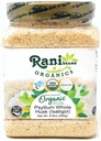 Rani Organics Psillijs Visa Husk Pulveris (Isabgol), Diētiskā Fiber Papildinājums, USDA Organic 9.8oz (280g) PET Jar ~ All Natural ” Vegan ” lipeklis Draudzīgi ” Non-GMO ” Indijas izcelsme