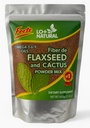 Linaza con Nopal Forte – 8 oz – 100% dabīgs flaxseed & Nopal Cactus Powder – Fiber-Rich Gremošanas atbalsts – Zemes blend Diētiskā papildinājums – Vegan & Non-GMO