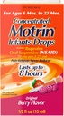 Zīdaiņu motrīna koncentrēti pilieni, drudža reduktors, ibuprofēns, berzes uzliešana.5 Oz