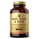 Solgar Skin, Nails & Hair, Advanced MSM Formula, 120 Tabletes - Atbalsta kolagēns matiem, nagu un ādas veselību - Nodrošina cinku, C vitamīns un varš - ne ĢMO, Vegan, lipekļa un piena bez - 60 Servējumi, Standard Iepakojums, 120 Skaits