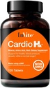 InVite Health Cardio Hx® - atbalsts asinsrites, sirds un sirds un asinsvadu veselībai - satur magniju, Taurīnu, Hawthorn Berry - 120 tabletes