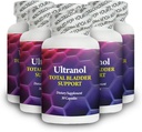 Ultranol Kopējais urīnpūšļa atbalsts - Dabīgs dzērveņu papildinājums urīna veselībai, pastiprināta urīnpūšļa kontrole, nesaturēšana - samazina noplūdes un neatliekamību - 6 pudeles - 180 kapsulas