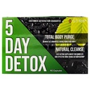 Strip 5 Day Detox Attīriet - Pilnīgs ķermeņa tīrīšanu ; Noņemt Toksīnus un Nevēlamas Piemaisījumi - Dabīgs, Veselīgs Tīrīšanas Atbalsts aknām, Urīna Tract, Nieres, Gremošanas Sistēma - 40 Kapsulas