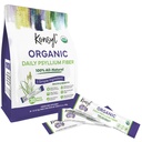 Konsyl Organic Daily Psyllium Fiber Stick Packs - On-The-Go Fiber papildinājums Pulveris - ērts, dabīgs, bez lipekļa un bez cukura, Vegan & Keto - 30 iepakojumi