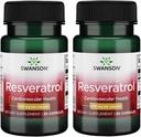 Swanson Resveratrol 100 100 Milligrams 30 kapsulas (2 iepakojumi)