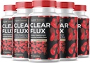 (5 Iepakojums) Clear Flux papildinājums Detox tīrīt, Kapsulas Asinsvada tīrītājs Atbalsts Advanced Formula, ClearFlux kapsulas Maksimālais stiprums Visi dabas vitamīni Veselības (300 kapsulas)
