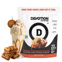 Devotion Nutrition Protein pulver Blend, bez lipekļa, Keto draudzīgi, Nav pievienots cukurs  - 1g MCT - 20g sūkalu un micelar Protein - 2lb Tub (Saldināts karameli)