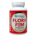 Belle+Bella Probioloģija Flora Fem - Ikdienas probiotikas sievietēm - 4X Darbība Prebiotika + Probiotika + Dzērveņu + Folijskābe gremošanas, urīna trakts, Reproduktīvā un maksts veselība - 60 Caps