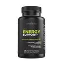 Livingood Daily Energy Support, 11-in-1 Papildinājums ar magniju, vitamīns B6, B12, aminoskābes, L karnitīns, CoQ10, žeņšeņs & L Teanīns, atbalsta dabas enerģiju vīriešiem un sievietēm, Vegan, 60 kapsulas