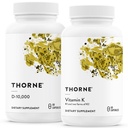 THORNE - Kaulu veselības Bandle - D3 vitamīns & K vitamīns - atbalsta veselīgus kaulus, zobu muskuļus, sirds un asinsvadu, un imūnās funkcijas - 30 līdz 60 Kalpo
