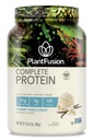 PlantFusion Complete Vegan Olbaltumvielu pulveris - augu izcelsmes olbaltumvielu pulveris ar BCAAs, gremošanas enzīmiem un pea proteīnu - Keto, bez glutēna, bez sojas, bez piena, bez cukura, ne-GMO - Vanilla pupiņu 2 lb