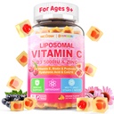 Liposomālais vitamīns C 1000mg + D3 5000IU + Cinka pildīti Gumijas, Folāts 800mcg Košļājamā Papildinājums, Plūškoka Imūnskābe, Hyaluronic Acid, VE, Skaistumam, Enerģētika un vispārējā veselība, Bez cukura, dabas