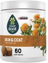 EverRoot by Purina Skin and Coat Suņu papildinājumi Soft Chews - 10,6 oz. Tvertne