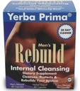 Yerba Prima tīrīt vīriešiem Rebuild Kit - 30 dienu iekšējās tīrīšanas bagātinātāji, kas paredzēti vīriešiem - prostatas un resnās zarnas veselība - nieru un aknu - dabas augu Psyllium Fiber, Aloe Vera, piena daiviņas