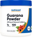 Nutricost Guarana Extract Powder 100 Grams Per Pudele - Dabīgs Brazīlijas augu kofeīna Energizer papildinājums