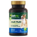 Petnc Natural Care Pieaugušajiem Multi Chewables (75 Skaits), Dienas suns MultiVitamin & Multimineral Support, Ietver Cinka, Magnijs & More, Atbalsta Kopumā Veselības, Suņiem 1+ Gads, Aknu Uzliesmojums
