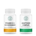 Adaptogēna komplekss un D3+K2 vitamīns Košļājamo paka