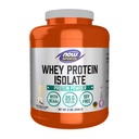 NOW Pārtikas produkti Sporta Uzturs, Sūkalu olbaltumvielu izolāts, 25 g ar BCAAs, krēmīgs Vanilla pulveris, 5-putns