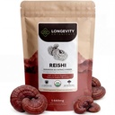 Longevity Botānika Organic Reishi Sēņu ekstrakts 100g Koncentrēts 10:1 Attiecība 