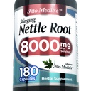 FITO MEDIC'S Lab - Stinging Nattle Saknes, 180 Kapsulas - dzeloņains Nattle -Pure Extract, ortiga.