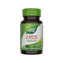 Dabas ceļš 7-KETO, DHEA metabolīts, Metabolisma atbalsta papildinājums*, 25 mg potences per servēšanai, 60 kapsulas
