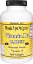 Veselīgas izcelsmes D3 vitamīns Maksimālais stiprums 10 000IU 360 Softgels, kopā 2 iepakojumi