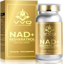 100 kapsulas NAD+ papildinājums 1000 mg - True NAD+ & Resveratrol, NMN alternatīva anti- Aging ārstēšanai