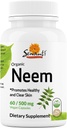 Sewanti Neem kapsulas - augstas aktivitātes ekstrakta kapsulas, augu papildinājums ādas veselībai un imūnās sistēmas atbalstam - Gremošanas līdzsvara kapsulas 500mg