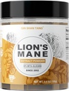 Lion's Mane sēņu pulveris, reāli augļķermeņa ekstrakts - 100g, smadzeņu papildinājums atmiņai un fokusam, 30% beta-glikānu