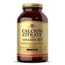 Solgara kalcija citrāts ar vitamīnu D3, 240 tabletes - veicina veselīgu kaulu un zobu, atbalsta muskuļu un nervu sistēmas - ne-GMO, bez lipekļa, bez piena, Kosher - 60 Kalpo