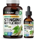 BIO KRAUTER Stingring Nattle 250 Kapsulas & Stinging Nattle Tinktūra 2 Fl. Oz.