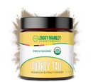 Ziggy Marley's USDA Organic Turcija Astes sēņu pulveris suņiem un kaķiem – Atbalsts Immunity & Digestion – Augļķermeņa ekstrakts, 90 Grams