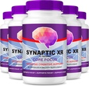 NutraRize (5 Pack) Synaptic XR – Dienas atbalsta kapsulas ar līdzsvarotu Blend priekš Focus, Sharpness, un ik dienas veiktspēju 