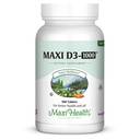 Maxi-Health vitamīns D3 1000 SV - veselīgai muskuļu funkcijai, kaulu veselībai un imunitātei – 360 tabletes – labākais košera papildinājums pieaugušajiem