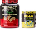 Nutroloģija TRIPACT Vegan Olbaltumvielu pulveris, par Vegan Protein Shakes, zemesriekstu sviests Vanilla (20 Servē) BCAA Natural, augu bāzes BCAA Pulveris, Lemonade Flavor (30 Servē)