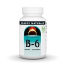 Avots Naturals B-6 vitamīns, Imūnās sistēmas atbalsts* -500 mg, 100 tabletes